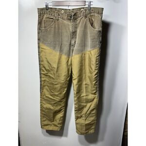 Wrangler Pants Mens 38x32 Brown Tan Pro Gear Upland Brush Guard Outdoors